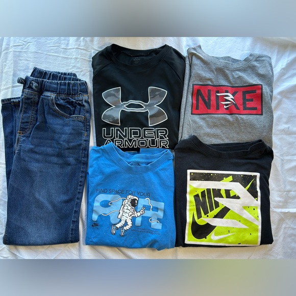 Nike Other - Boys Nike & Under Armour Clothing size 10 | Bundle 4 Shirts + Jean